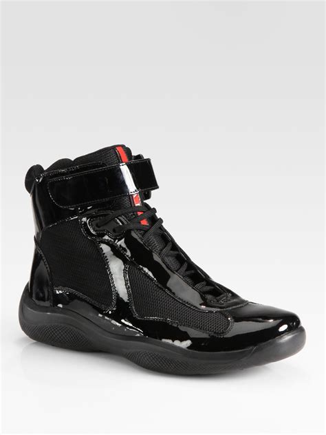 prada high top sneakers uk|prada high top sneakers women's.